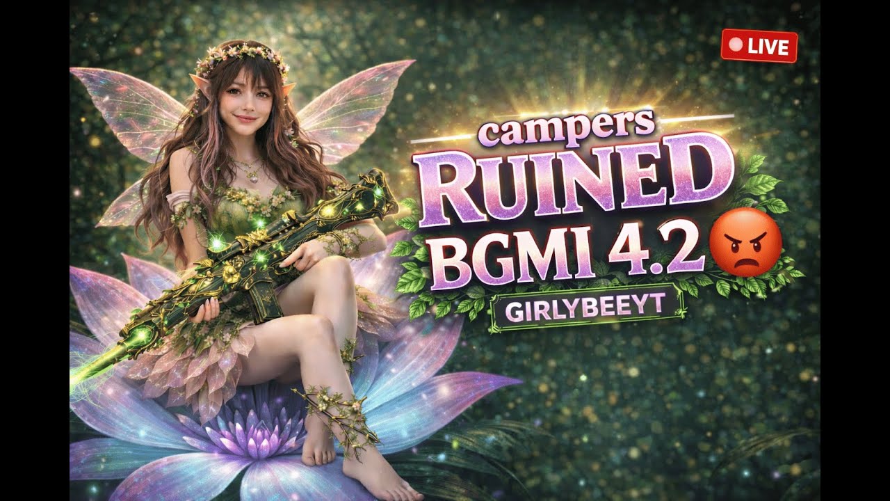 NO CAMP 😤 ONLY RUSH | BGMI LIVE WITH GIRLYBEE 🔥#bgmi #bgmilive #bgmiindia #girlybeeyt #youtubelive