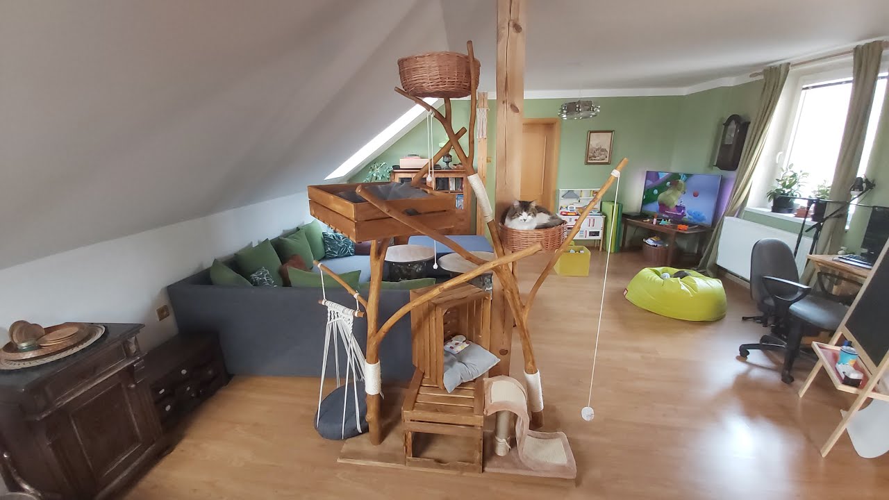 Kočičí strom DIY
