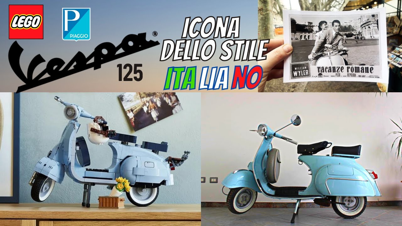 Lego Creator Expert 10298 Vespa Piaggio 125. Icona senza tempo dello stile Italiano 🇮🇹