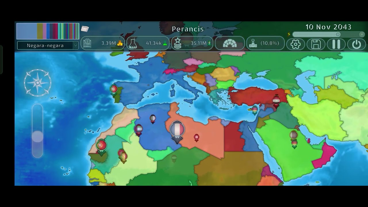 Bermain game Dummynation sebagai Perancis part 2