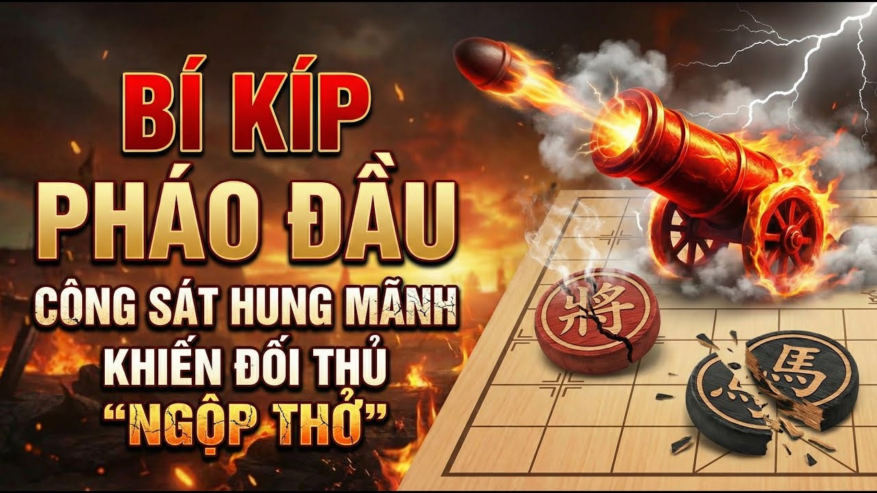 Bí Kíp Pháo Đầu: Công Sát Hung Mãnh Khiến Đối Thủ 