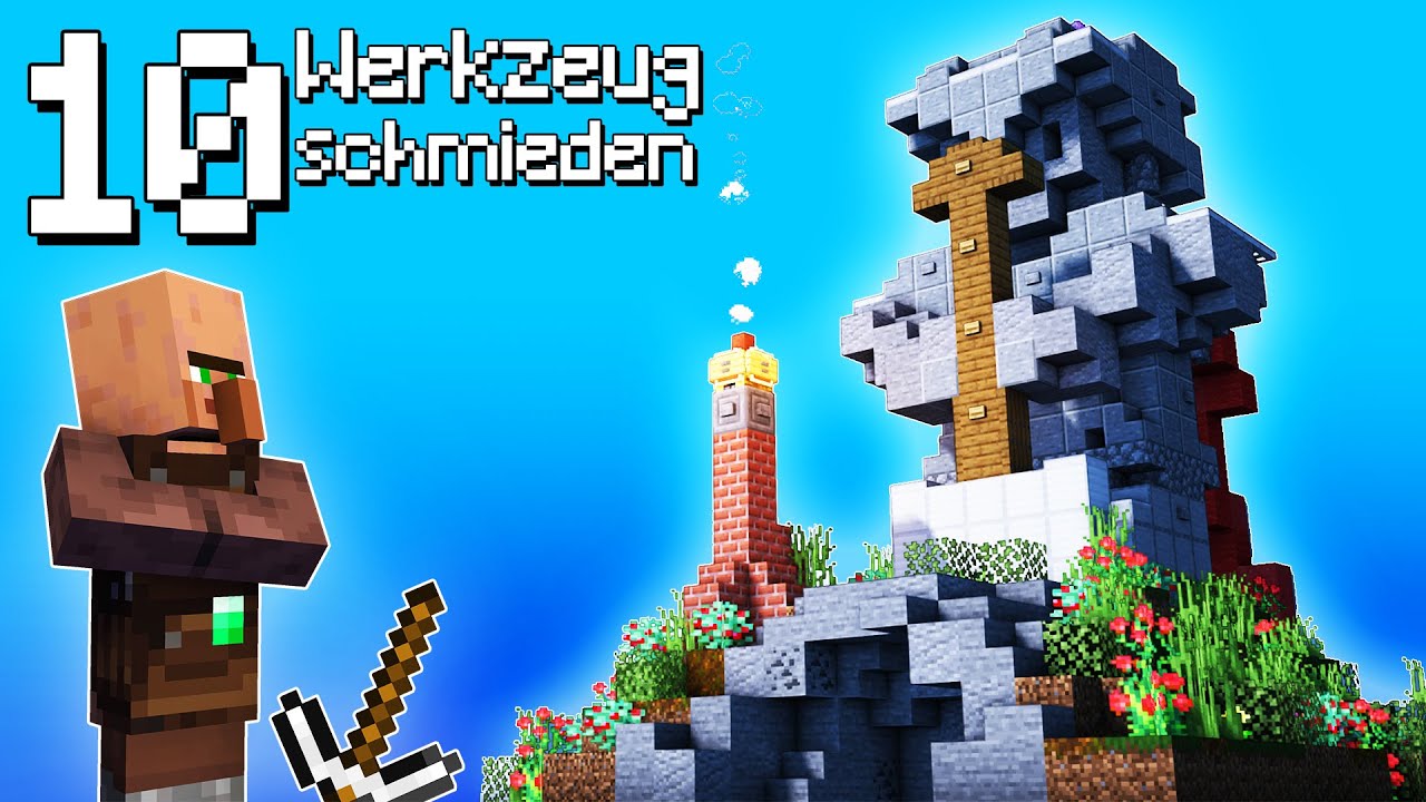 10 Werkzeugschmiede Designs in Minecraft 🔟 Minecraft Schmiede bauen deutsch