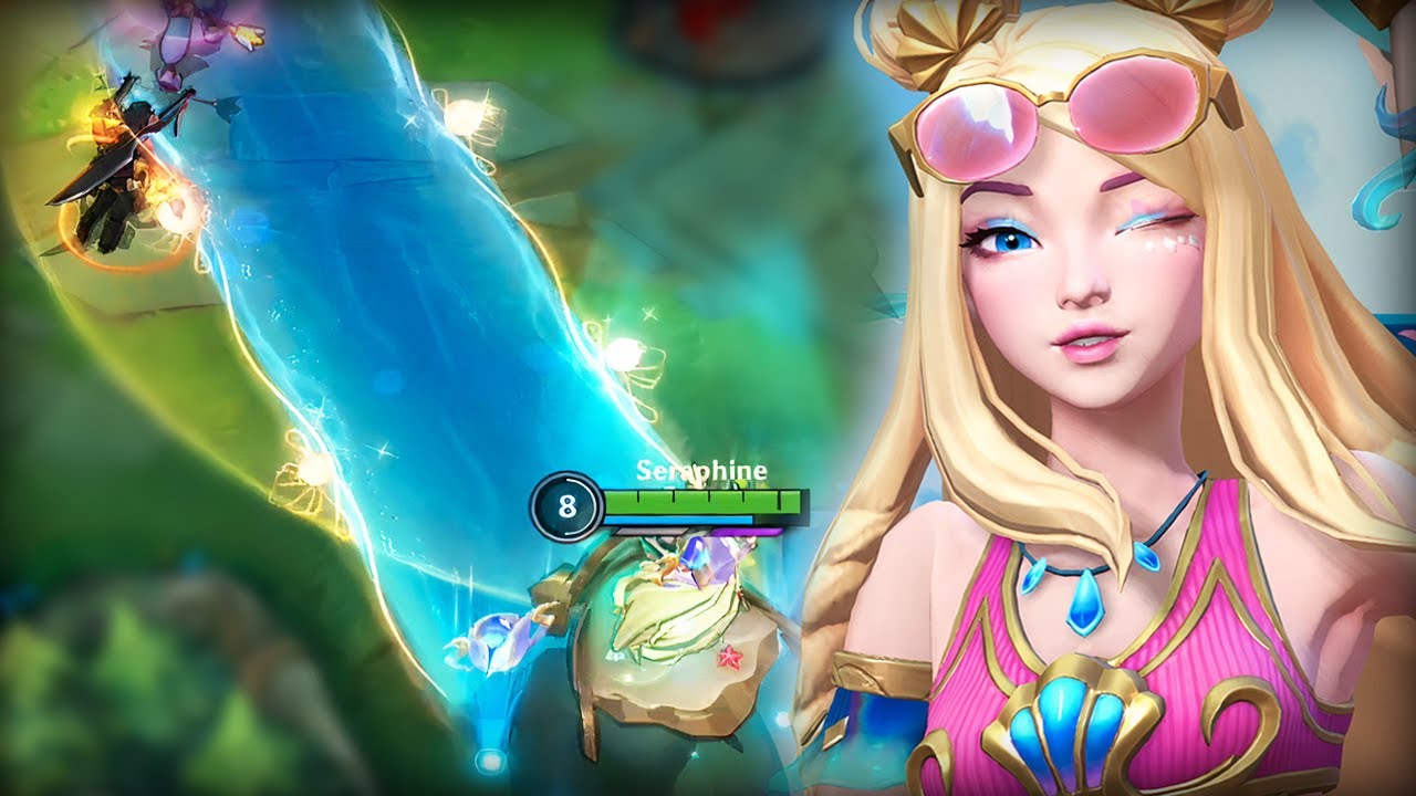Ocean Song Seraphine Gameplay - Build & Runes - Wild Rift