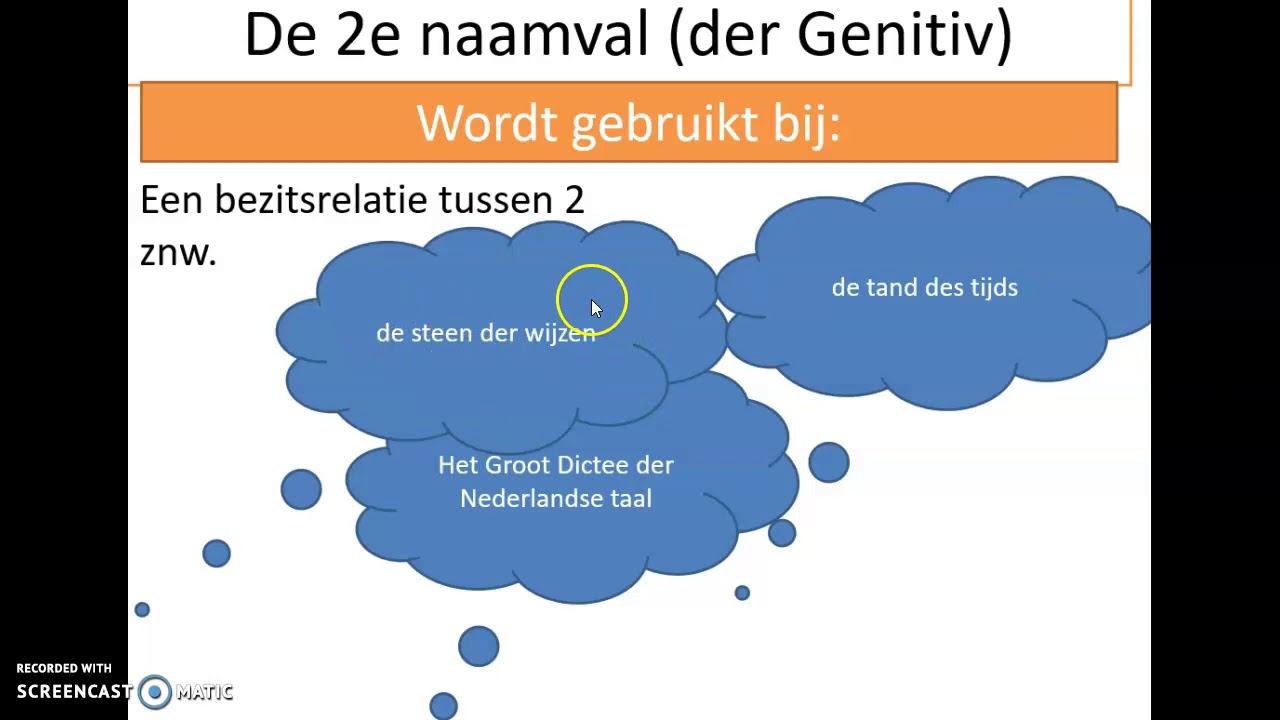 de tweede naamval
