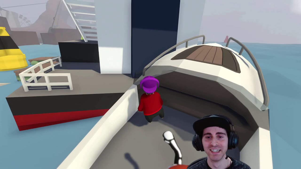 HUMAN FALL FLAT #7 ACQUA (WATER) - ABBIAMO TAGLIATO 40 MINUTI DI VIDEO AHAH