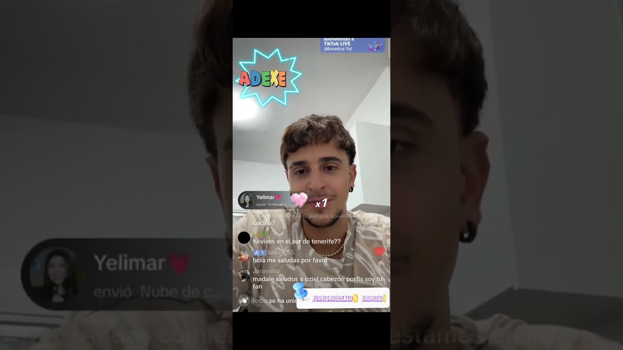 Adexe Directo en Tiktok 🤗❤️(21/06/2024)