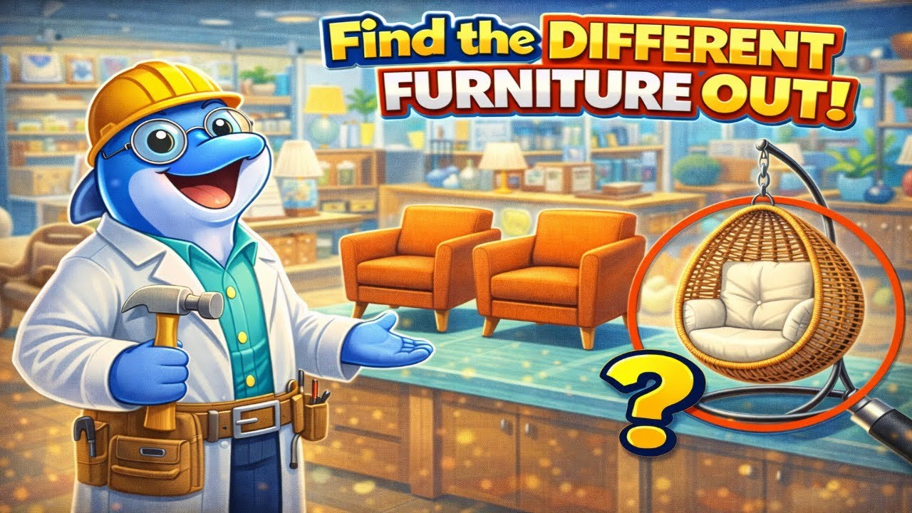  Find the Different Furniture 🛋️ | Fun Furniture Challenge!