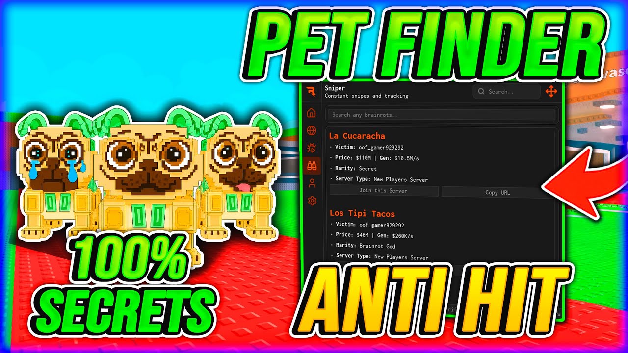 [🎃] SCRIPT PARA STEAL A BRAINROT 🔥 PET FINDER | 100% BRAINROTS SECRET + ANTI HIT | DELTA EXECUTOR
