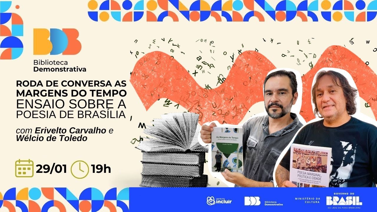 Roda de conversa: As Margens do Tempo, com Erivelto Carvalho e Wélcio Toledo
