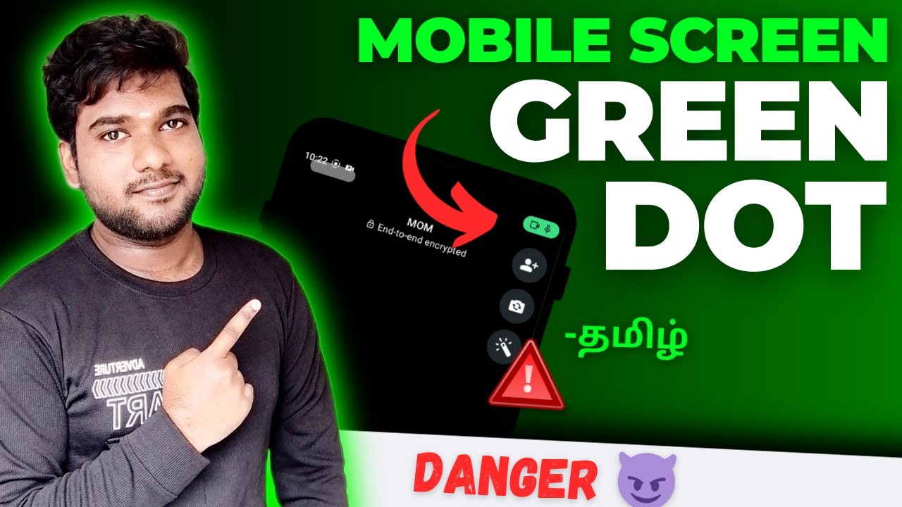 Mobile Screen Green dot tamil / Being used by phone call off  / Green dot on mobile screen tamil