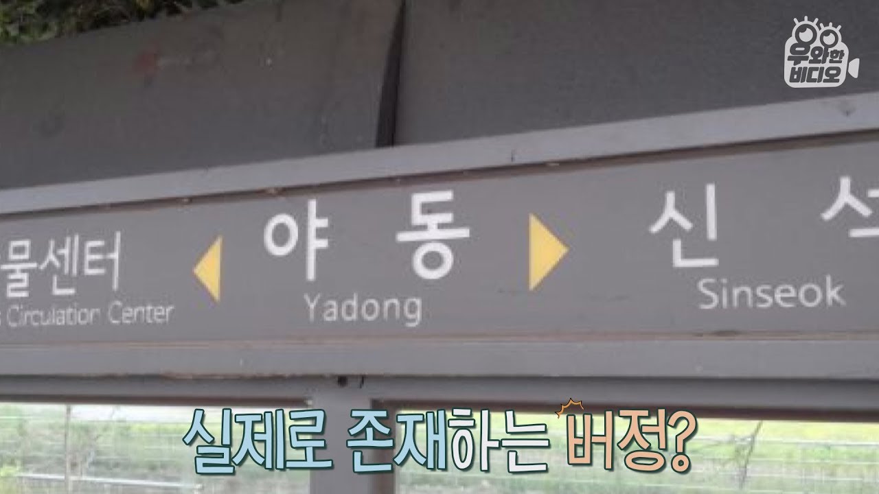 어디? 나 야동 정류장 앞 | Unusual Bus Stop Names (Ex: Porn)