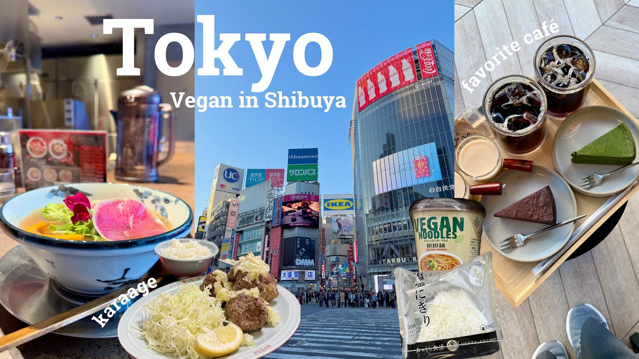 Vegan in Shibuya 🌱 | cafes, ramen, konbini | Tokyo Vlog - Pt 5