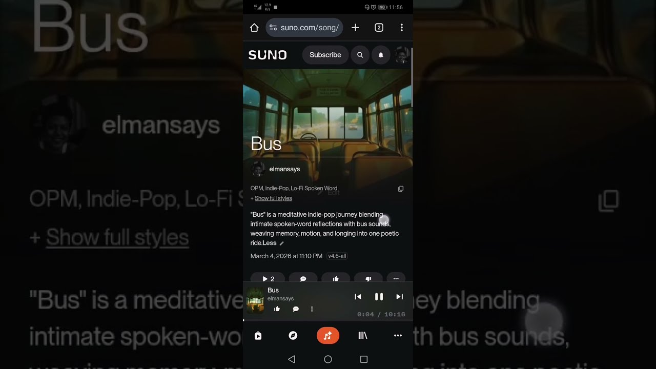 Bus #OPM #BusPoetry #SpokenWord #LoFiVibes #IndiePop #LoFiSpokenWord