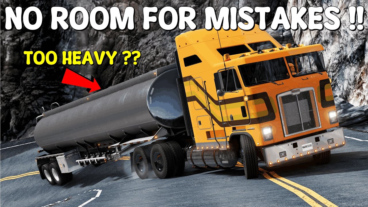 INCREDIBLY STEEP!! | Gavril T-Series Tanker Transport [17 TONS] | BeamNG.Drive Cinematic