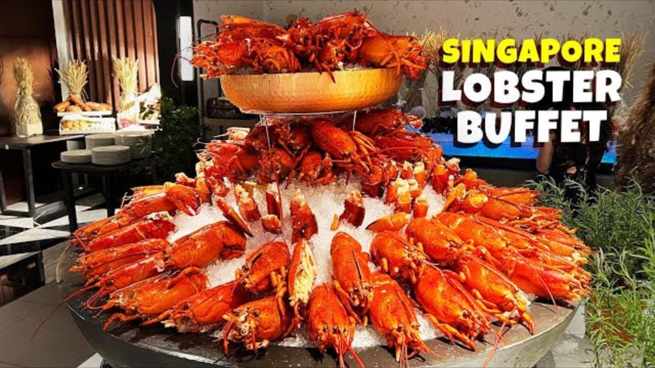 The GREATEST Chili Crab & LOBSTER MOUNTAIN Buffet in Singapore! 🦀🦞 | Foods to Eat Before You Die #69