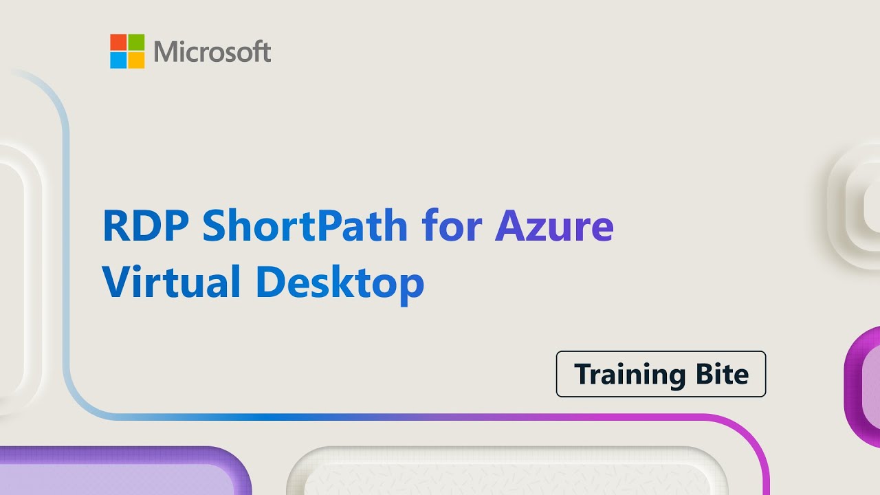 Короткий путь RDP для виртуального рабочего стола Azure
