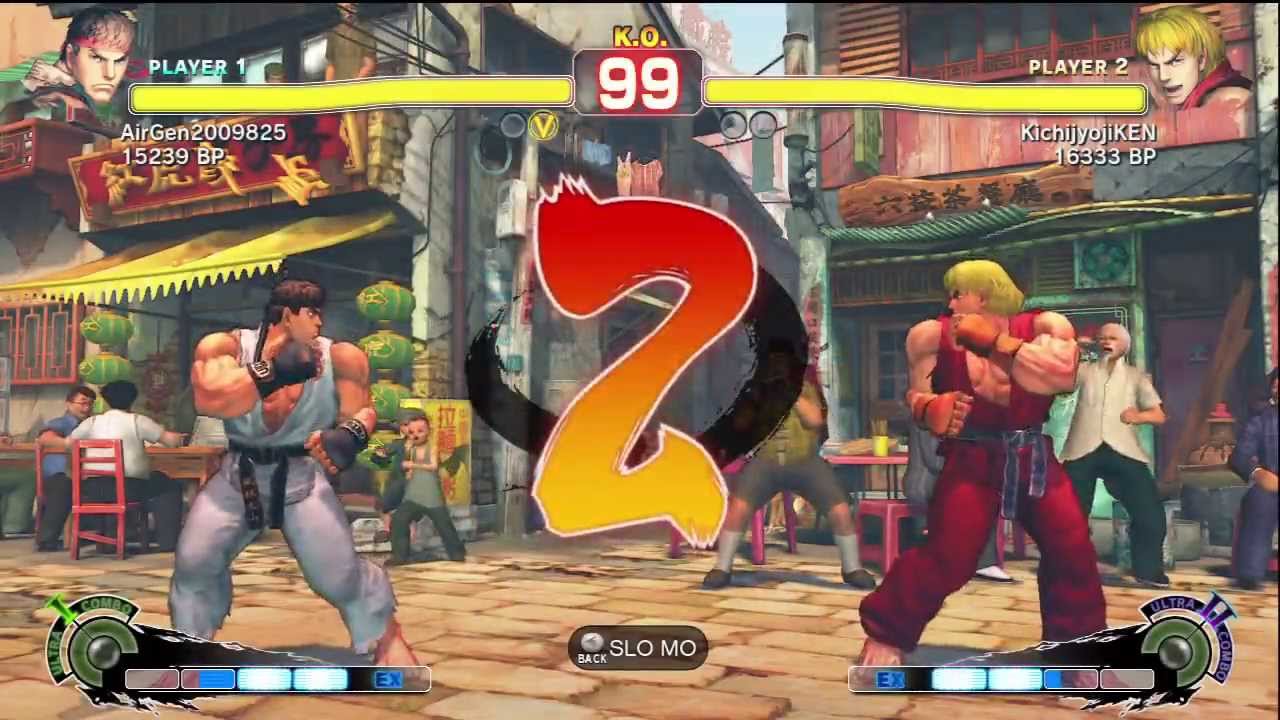 Air [Ryu] vs KichijyojiKEN [Ken] SSF4 Japanese Online Ranked Matches - TRUE HIGH-DEF