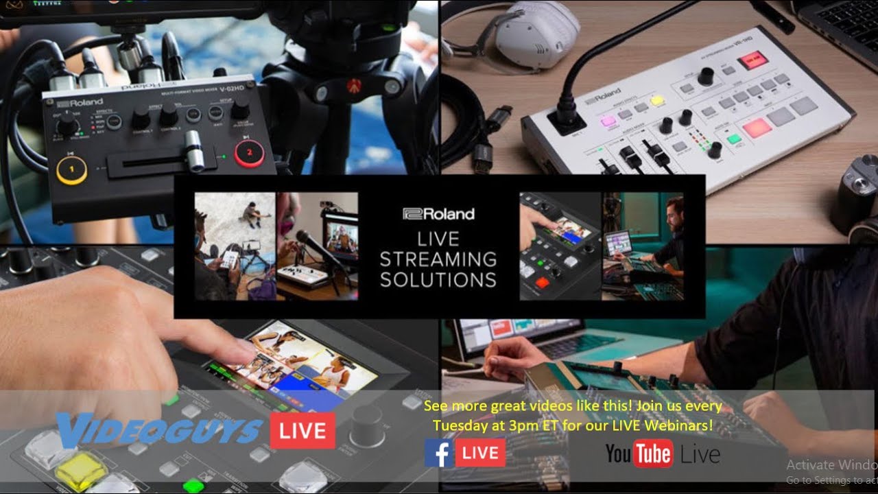 Roland Live Streaming Solutions