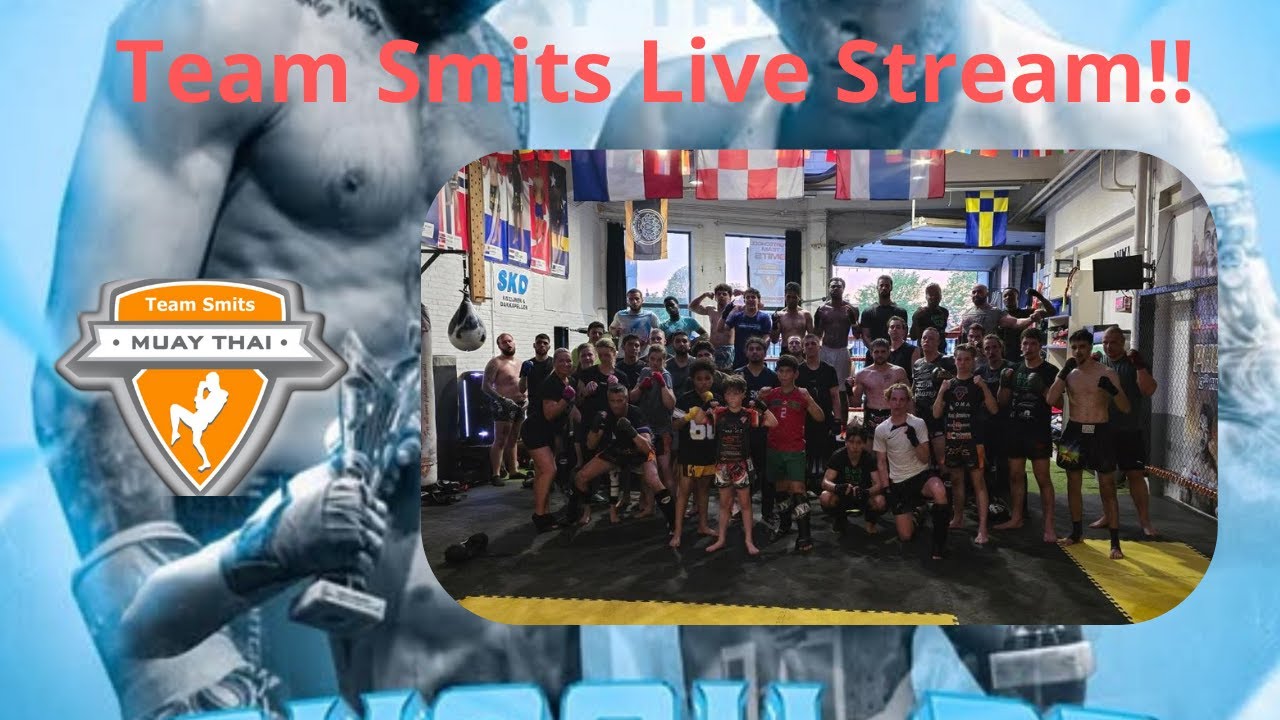 Team Smits: LIVE Training Stream! Kickboxing gym.