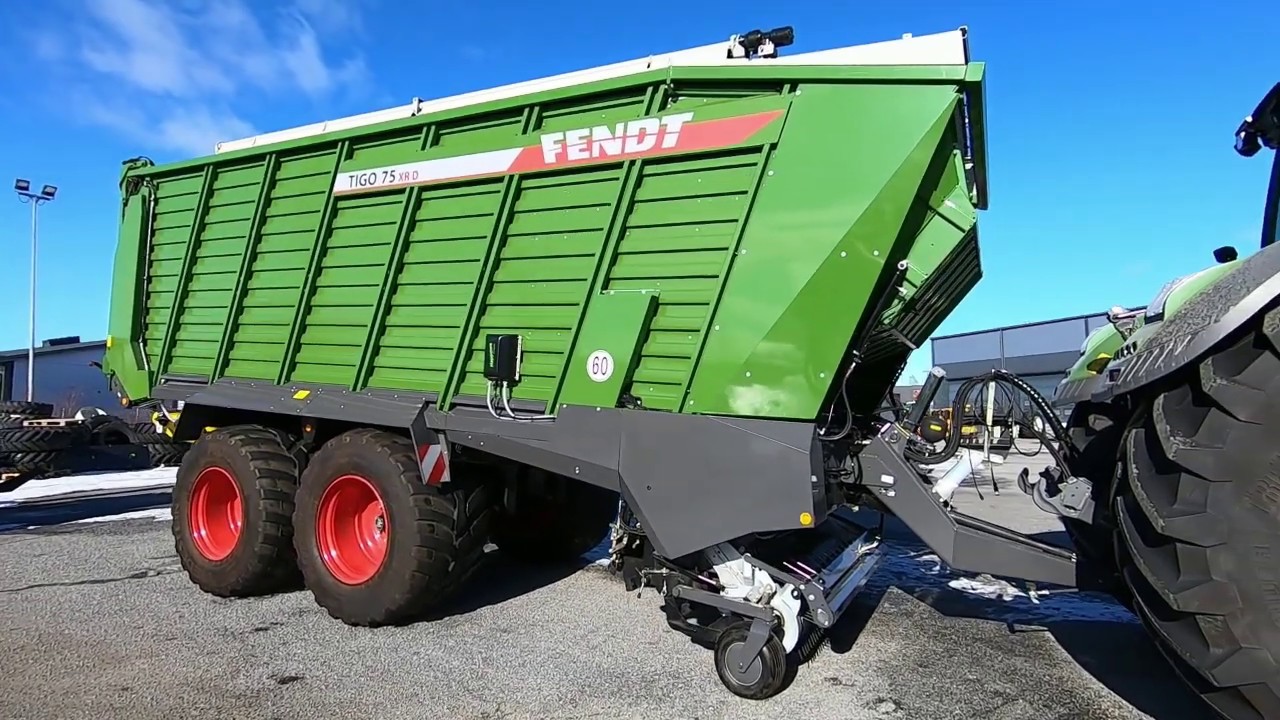 Fendt Tigo 75 XR D noukinvaunun tuote-esittely
