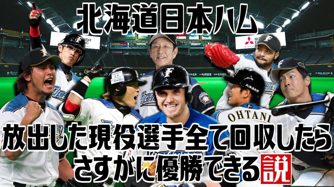 北海道日本ハム 放出した現役選手全て回収したらさすがに優勝できる説