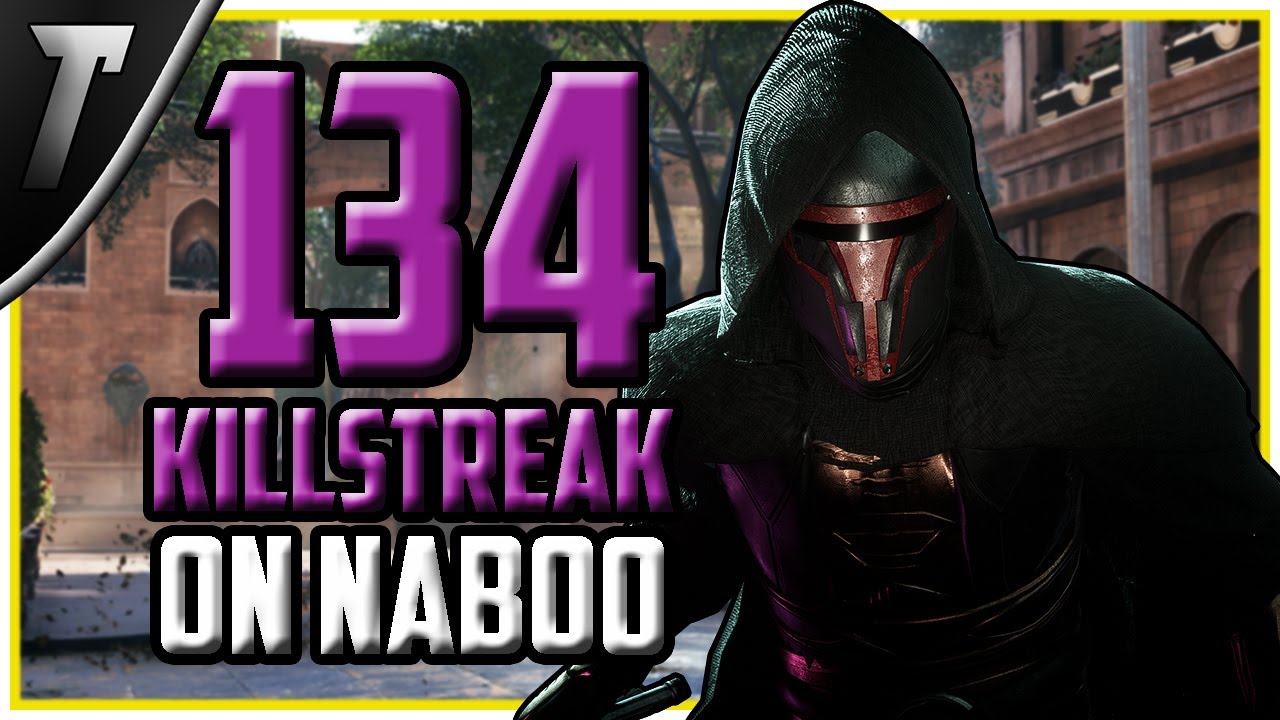 Star Wars Battlefront 2 Darth Revan 134 Killstreak (Naboo)