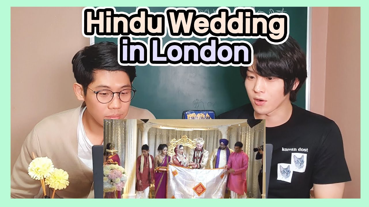 Koreans React to the Indian Wedding in LONDON | Indian Wedding Reaction