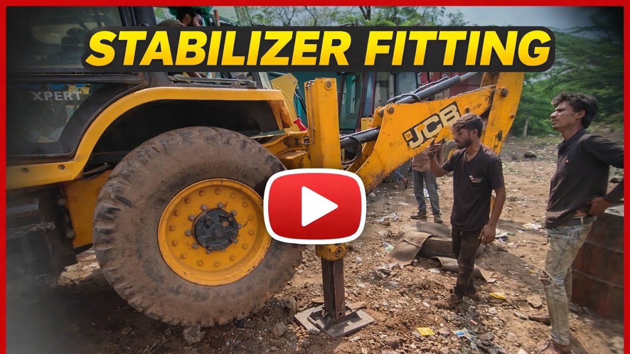 Jcb stabilizer fitting