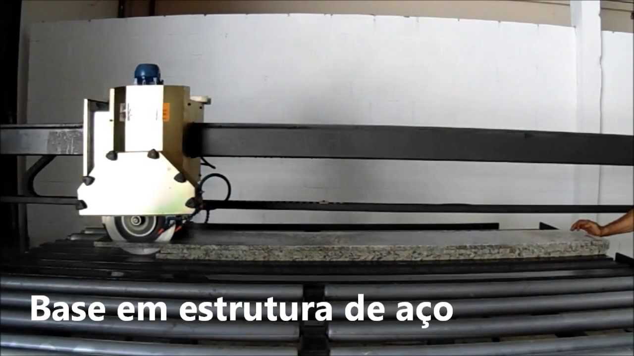 Máquina de baixo custo para corte de mármores e granitos