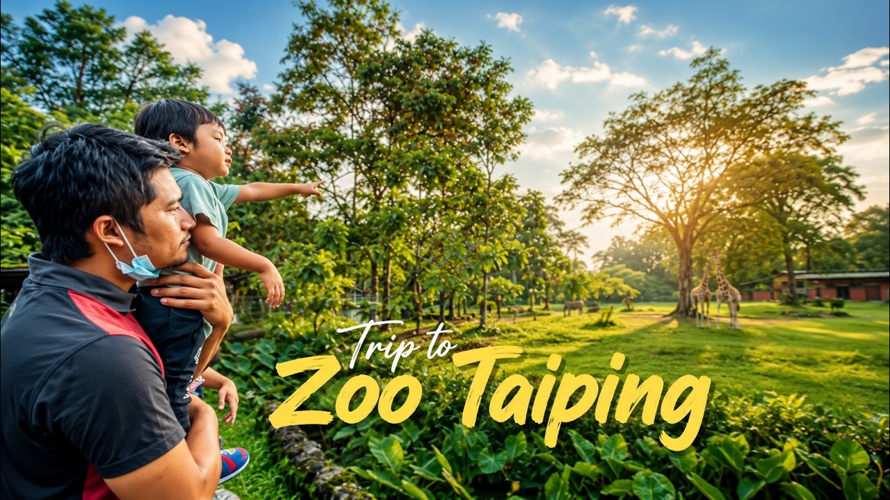 Baby Alif ke Zoo Taiping with Mak Long Family