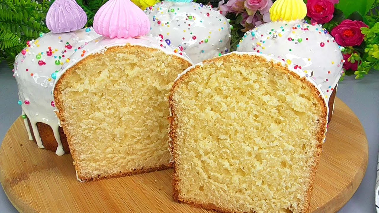 Царский КУЛИЧ НА СЛИВКАХ! Сладкий, Сдобный, Не ЧЕРСТВЕЕТ Самый лучший рецепт кулича!