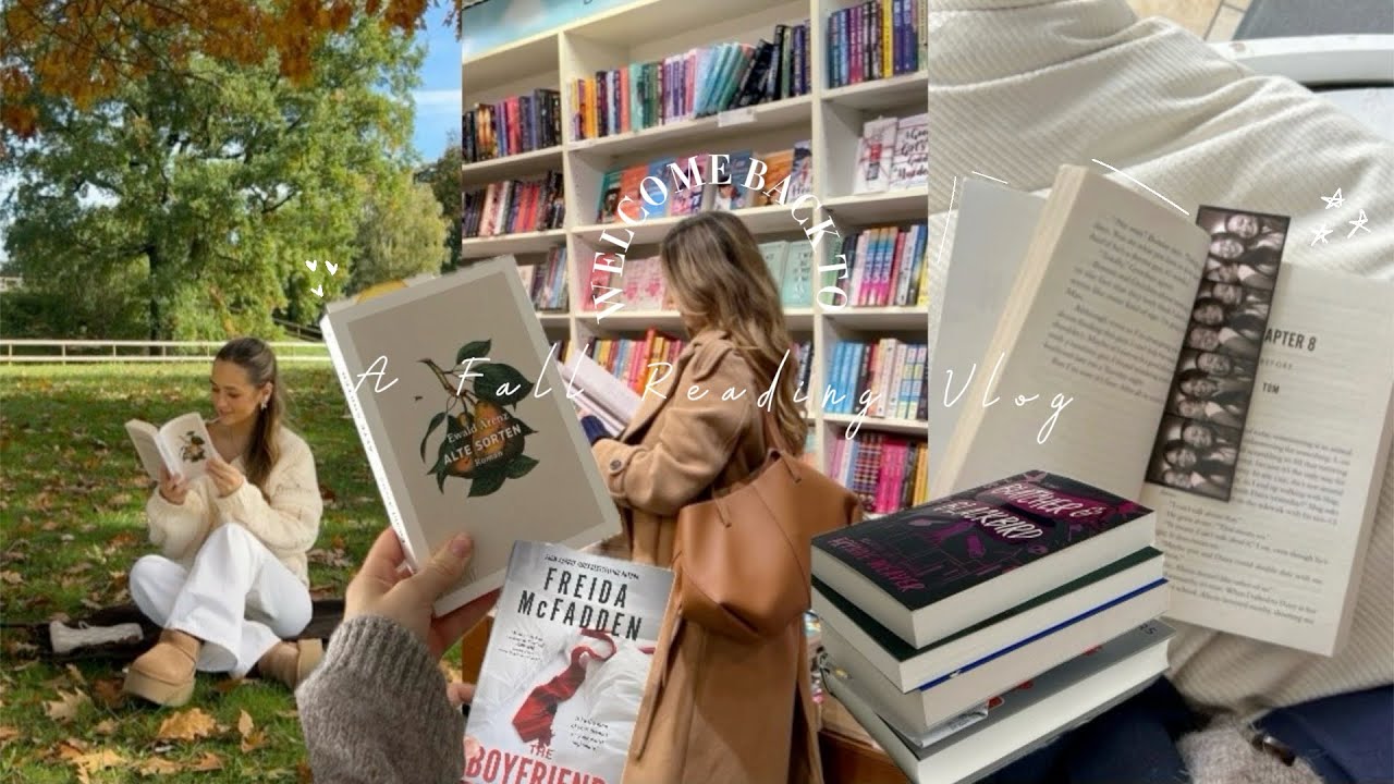 COZY FALL READING VLOG 🍂🕯️📖 Neues Highlight, Cozy Reads & Thriller Empfehlung || samiraxrieger
