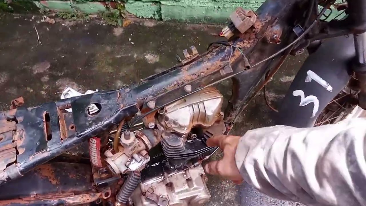 como. destravar motor de moto parado a muitos anos no detram e no tenpo a 10 anos