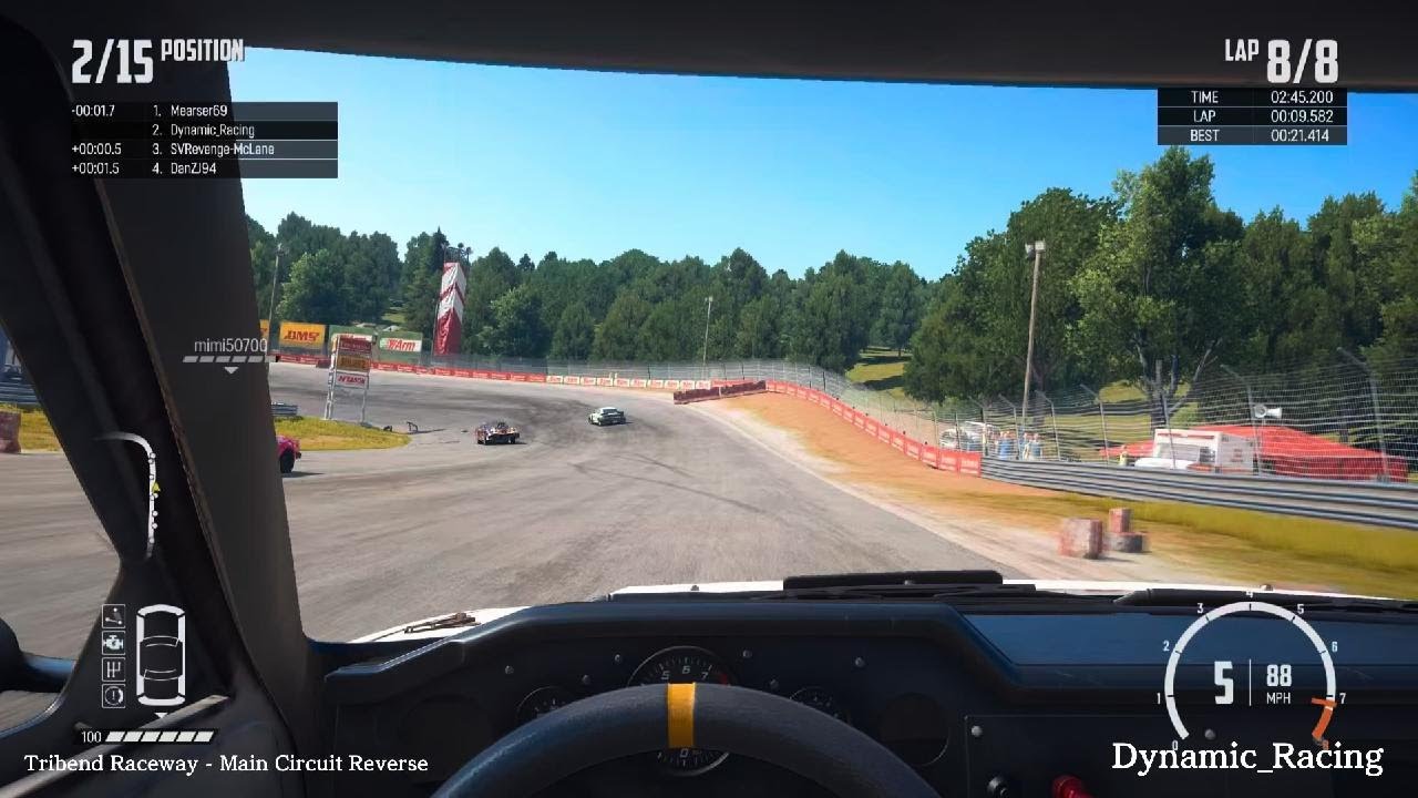 An Oval Race - New PB - Tribend Raceway - Main Circuit Reverse - Fanatec DDPro