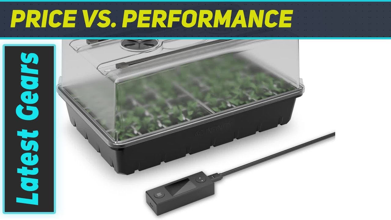 reviewAC Infinity Humidity Dome Germination Kit with LED Grow Light Bars - Ultimate Indoor Gardening