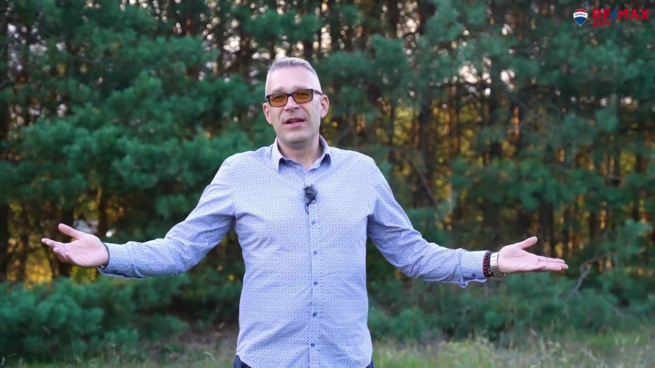 Działka z domem i stawem w miejscowości Obory koło Torunia