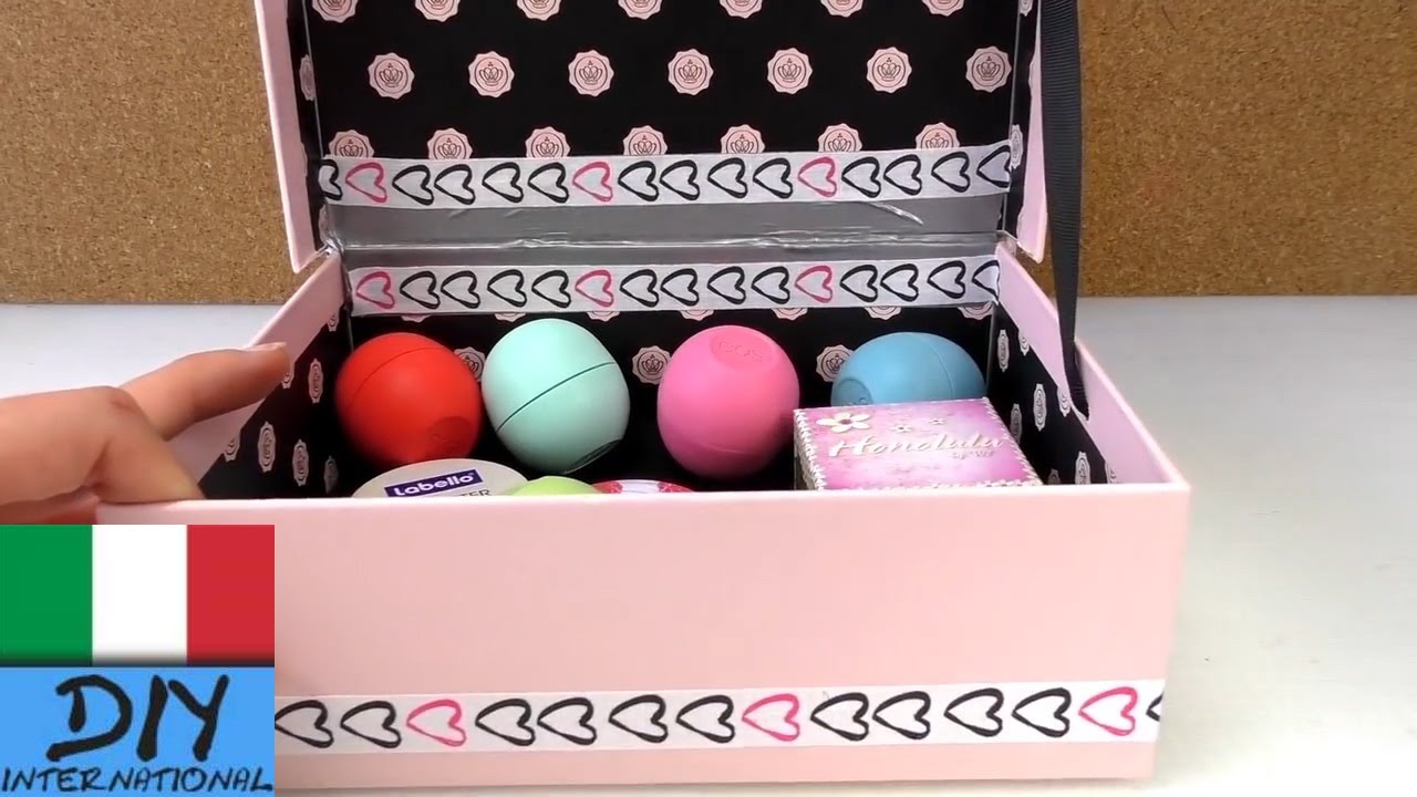 Fantastica scatola per la conservazione Decorazione Camera DIY Bellezza, Cosmetici EOS o una scatola
