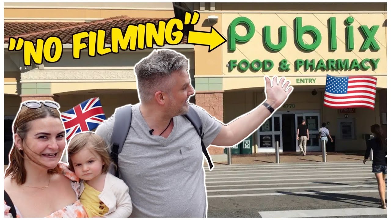 Brits Went To [PUBLIX] For The First Time U.S. Vacation Vlog No. 2