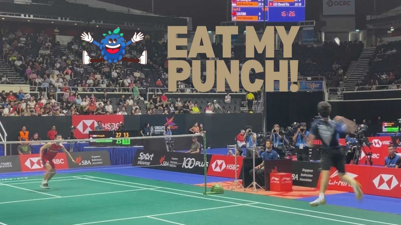 Loh Kean Yew's 3-Meter Jump Smash! | Epic Showdown with Lu Guangzu
