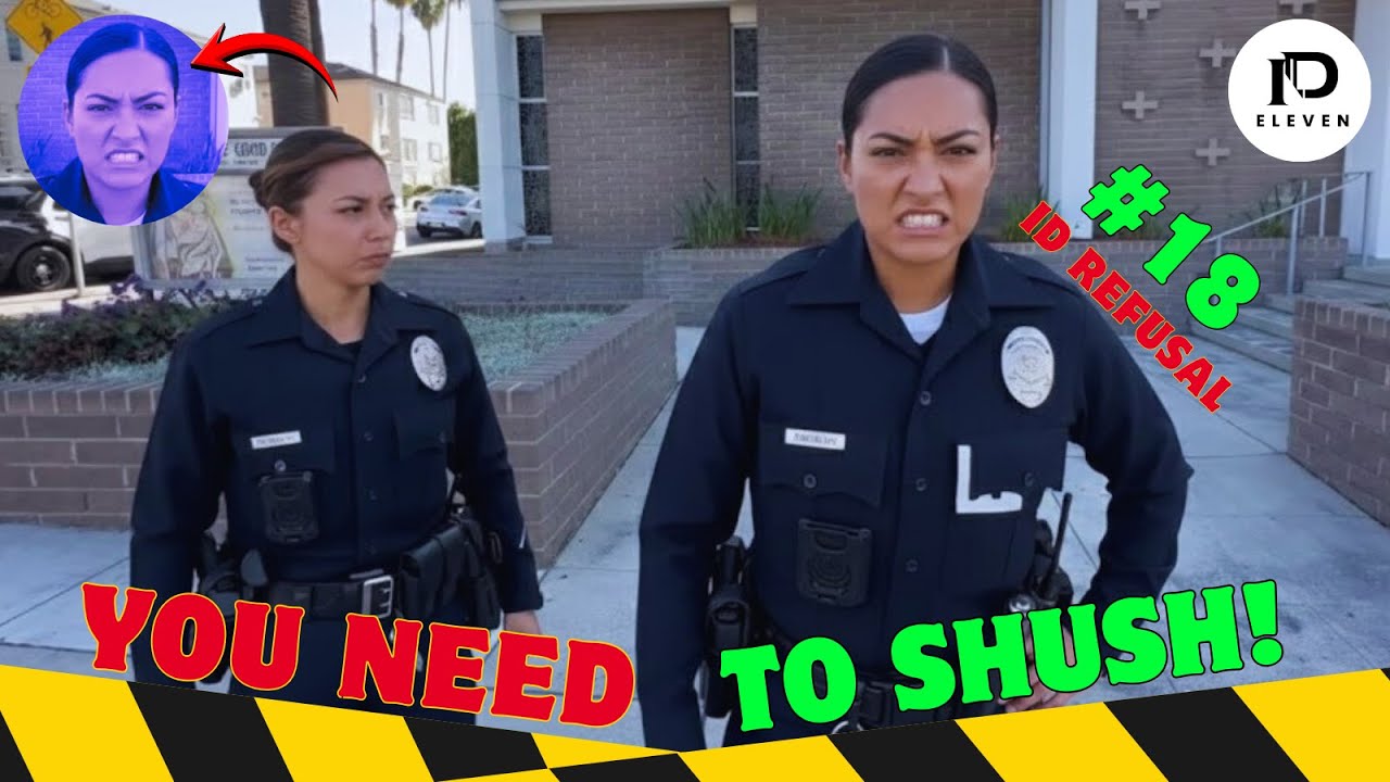 Security Brandishes Weapon on Public Sidewalk | ID Refusal