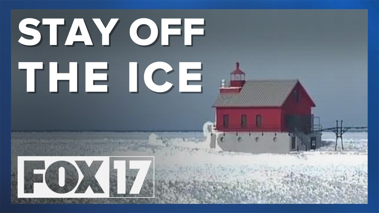 Grand Haven Public Safety warns Lake Michigan ice is not safe to walk on