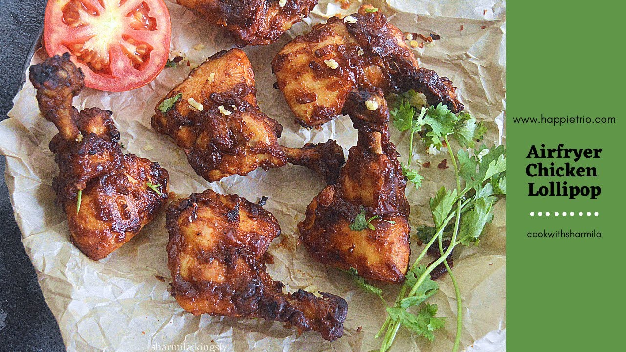 Air fryer chicken lollipop | Guiltfree Chicken Lollipop | #airfryerrecipes