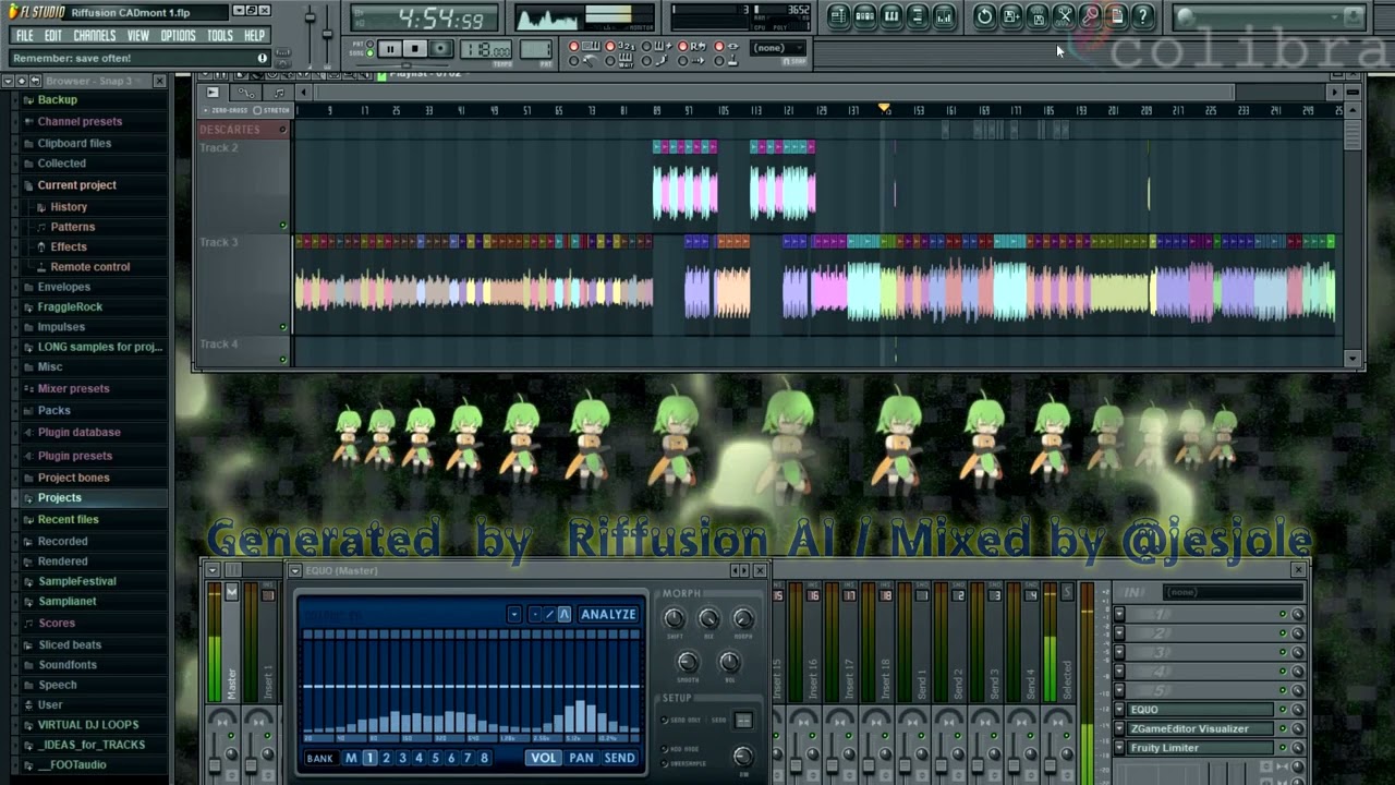 AI GENERATED MUSIC MIX 🤖🎶 J. Esjol&eacute; feat. Riffusion
