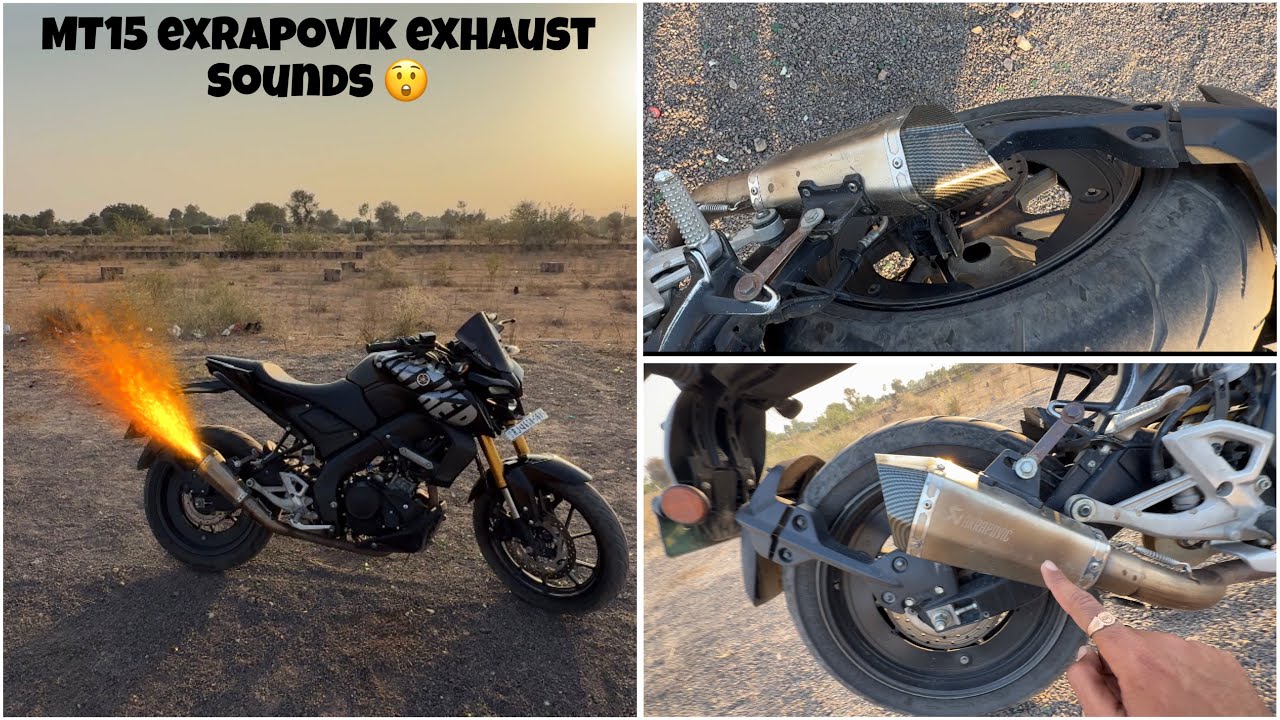 MT-15 ki Awaaz Badal Di ! 😈 Akrapovič Full System Wow 😮 