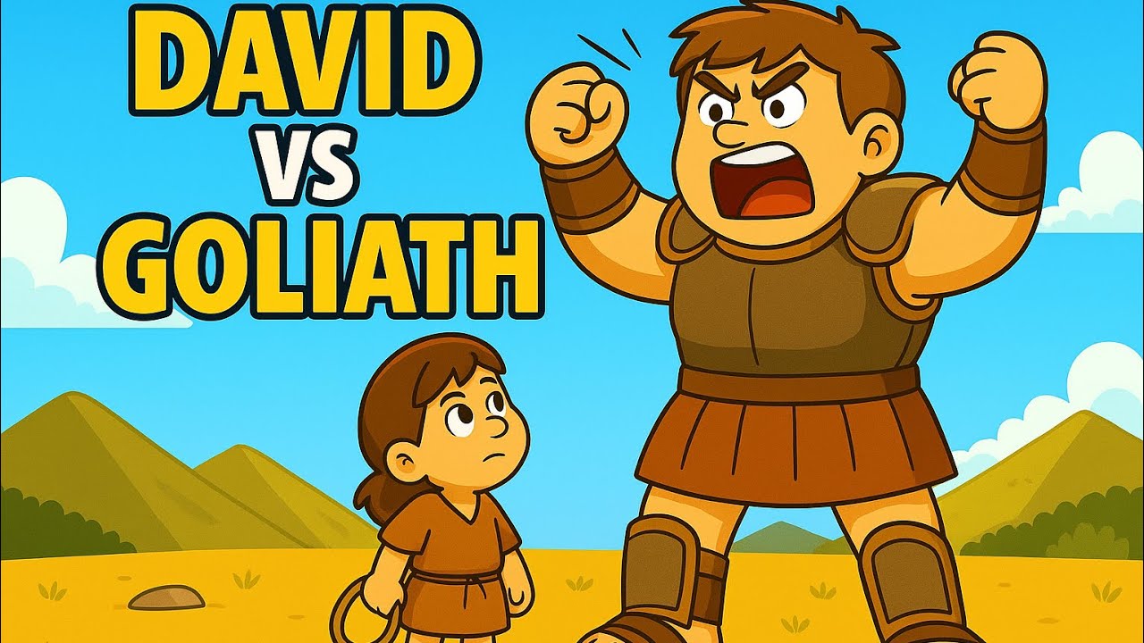 🌟 David and Goliath – Christian Kids Song (PraiseKids Official)