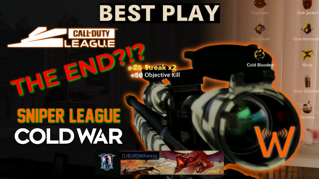 FINAL Sniper League?!? I'm not sure I can go on... (Call of Duty: Cold War - CDL Sniper League!)