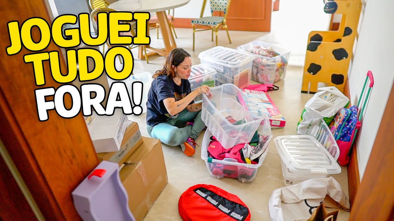 ORGANIZANDO TODA A LAVANDERIA!
