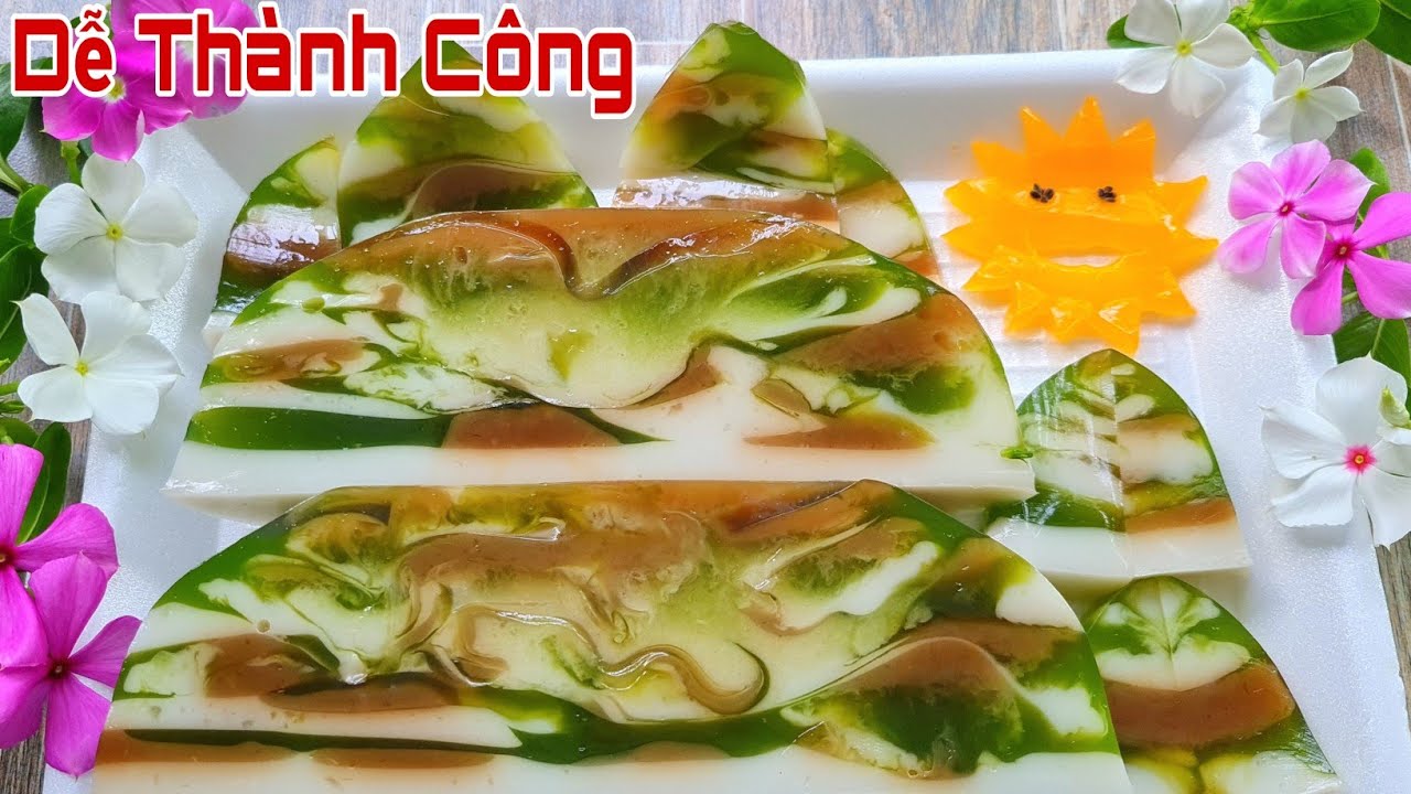 Mẹo Nhỏ Giúp Làm Rau Câu Sơn Thủy K Lem Màu K Tách Lớp Giòn Béo Thơm Ngon Đơn Giản Nhất