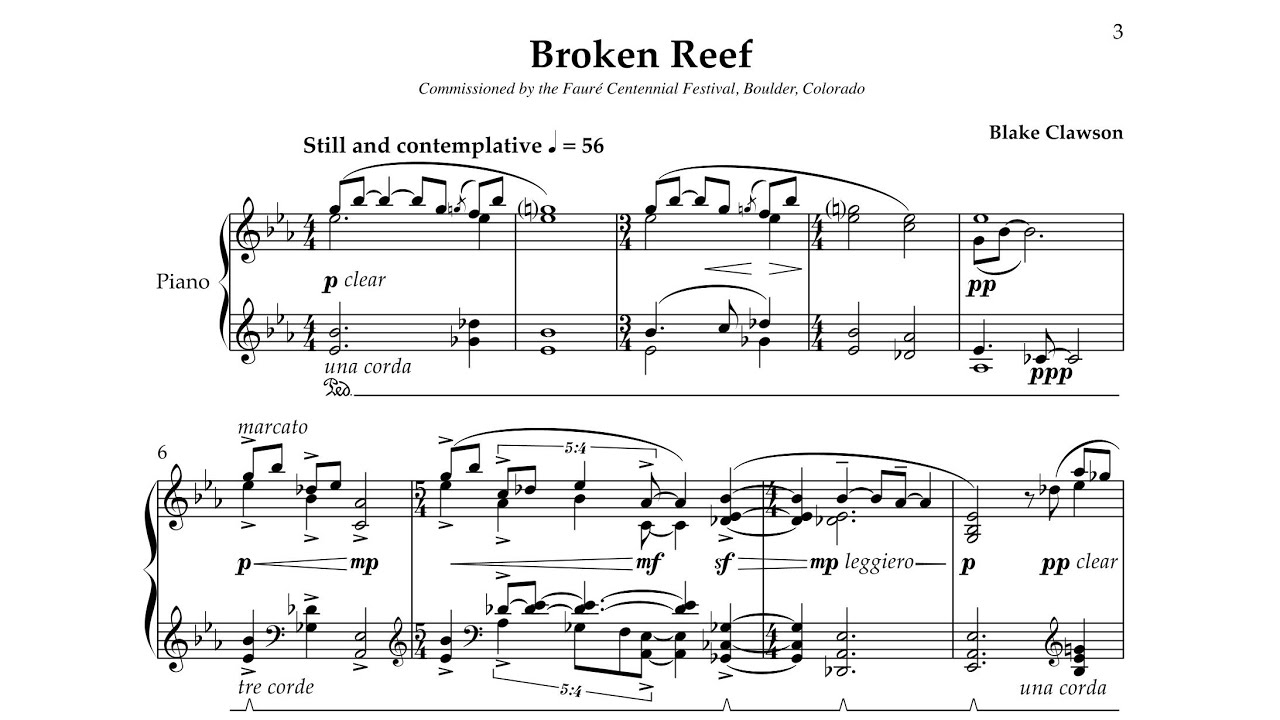 Broken Reef - Score Video