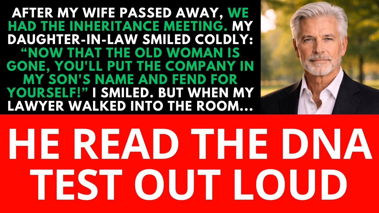 After My Wife Passed Away, We Had The Inheritance Meeting. My Daughter-In-Law Smiled Coldly Now!